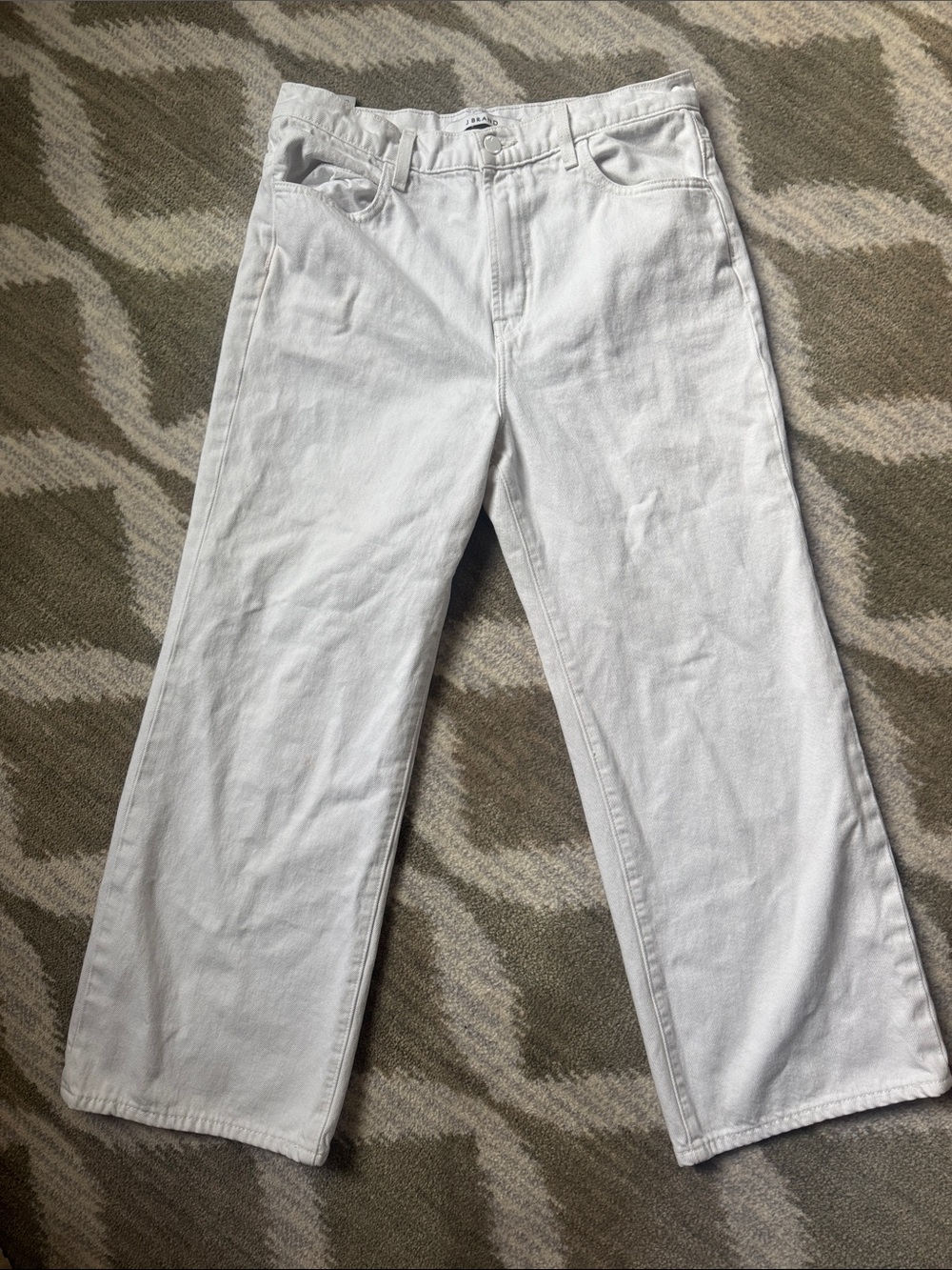 J Brand White Straight-Leg Women's Jeans